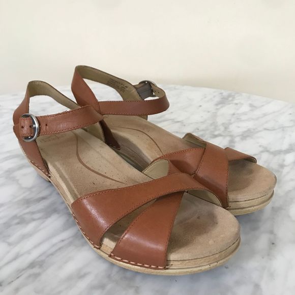 dansko low heel sandals